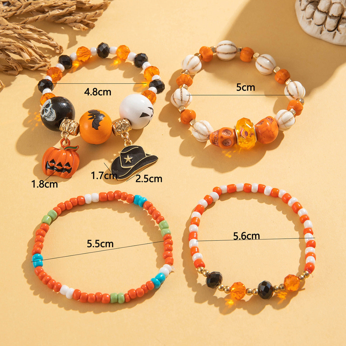 Halloween Ghost Bat Bracelet Women’s Fashion - Halloween Ghost Bat Bracelet for Women’s Fashion