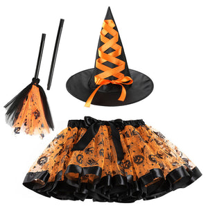 Black and Orange Witch Hats with Paillettes Broom for United States Fans - Witchin Style Rose Red Hat united states chf