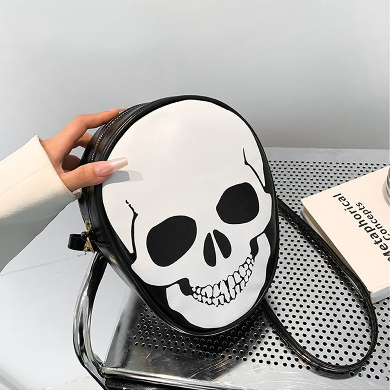 Halloween Skull Shoulder Bag Waterproof Antibacterial Children Crossbody - Teleplus Kids halloween skull shoulder bag