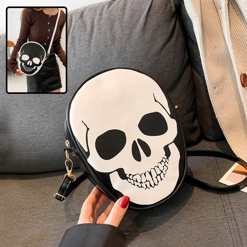 Halloween Skull Shoulder Bag Waterproof Antibacterial Children Crossbody - Teleplus Kids halloween skull shoulder bag