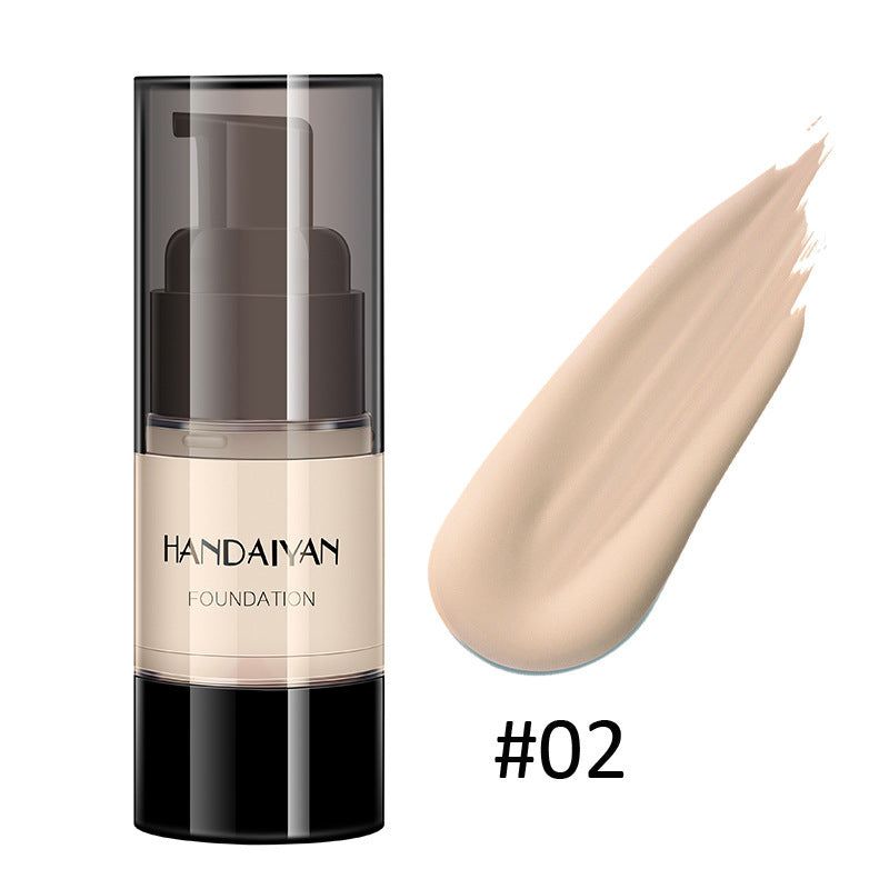 HANDAIYAN Full Cover Foundation Waterproof Moisturizer fond de teint couvrant Face Liquid Foundation Base Makeup