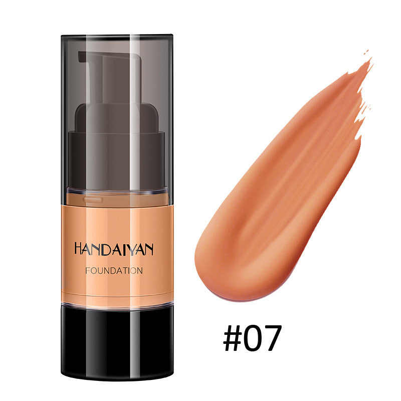 HANDAIYAN Full Cover Foundation Waterproof Moisturizer fond de teint couvrant Face Liquid Foundation Base Makeup