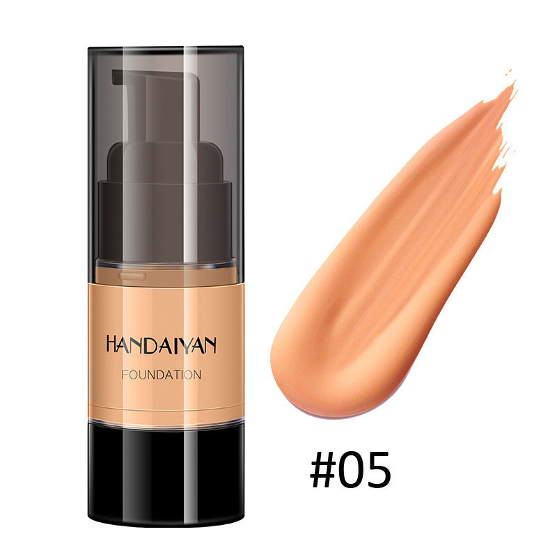 HANDAIYAN Full Cover Foundation Waterproof Moisturizer fond de teint couvrant Face Liquid Foundation Base Makeup