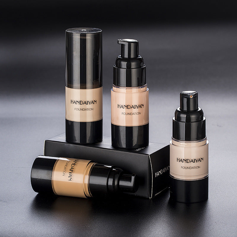 Natural Full Cover Liquid Foundation for Brightening and Moisturizing in the United States - HANDAIYAN Dark Skin Super