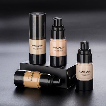 HANDAIYAN Full Cover Foundation Waterproof Moisturizer fond de teint couvrant Face Liquid Foundation Base Makeup