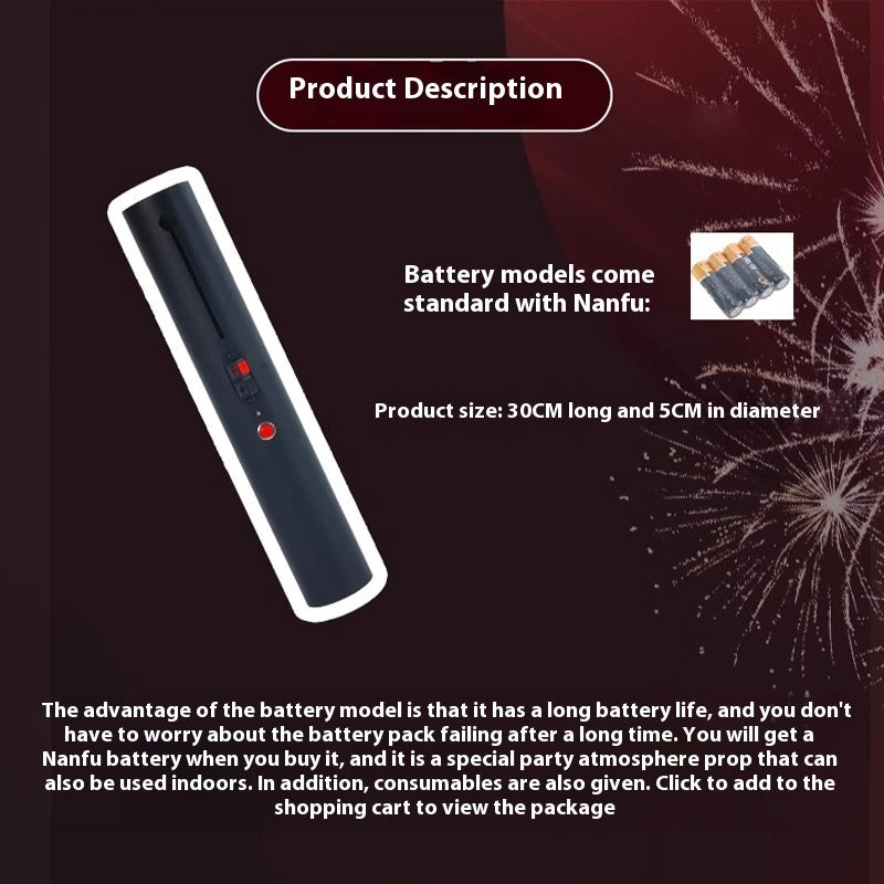 Handheld Electronic Sparkler Machine with Six Controllers for Enhanced Performance - Teleplus handheld electronic