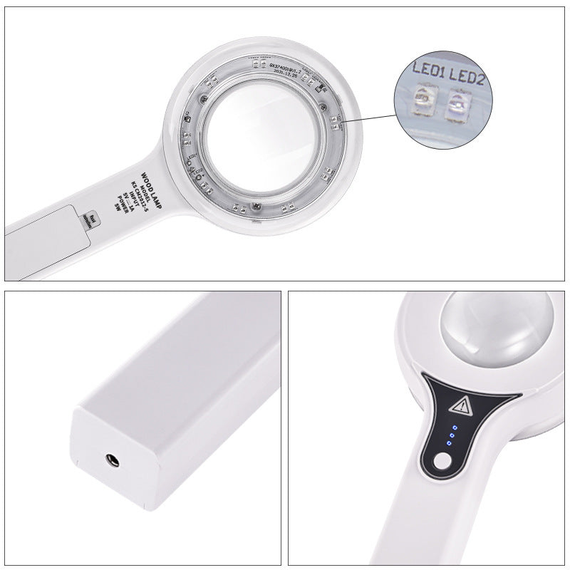 Handheld Household Skin Detector Device for Convenient Care - Light Households Unleashed convenient skin detector light