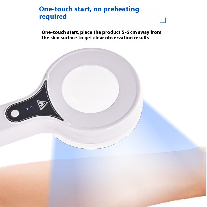 Handheld Household Skin Detector Device for Convenient Care - Light Households Unleashed convenient skin detector light