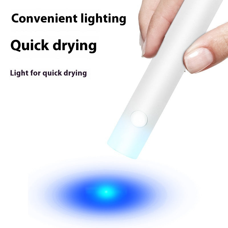 Handheld Manicure Nail Lamp for United States with Rechargeable Hot Light - united states chf handheld manicure