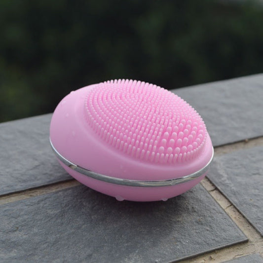 Small Facial Cleaner with Handheld Microshock Silicone Tips and Ultrasonic Vibration - for Laughs handheld microshock