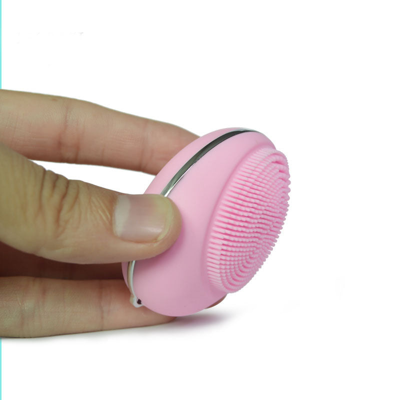 Handheld Microshock Silicone Small Facial Cleaner - Microshock Silicone Small Facial Cleaner for Laughs