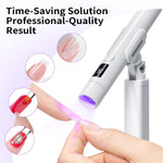 Handheld Portable Manicure Lamp with Nail Tip Heating and Silicone Storage - Teleplus handheld portable manicure word