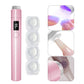 Handheld Portable Manicure Lamp with Nail Tip Heating and Silicone Storage - Teleplus handheld portable manicure word