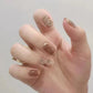 Handmade Camellia Wearing Fake Nails with Removable Nail Stickers and Glue - Teleplus handmade camellia wearing nail