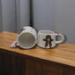 Handmade Ceramic Cookie Mug Set with Delightful Cookie-Inspired Design - Teleplus for Cozy Kitchens handmade ceramic