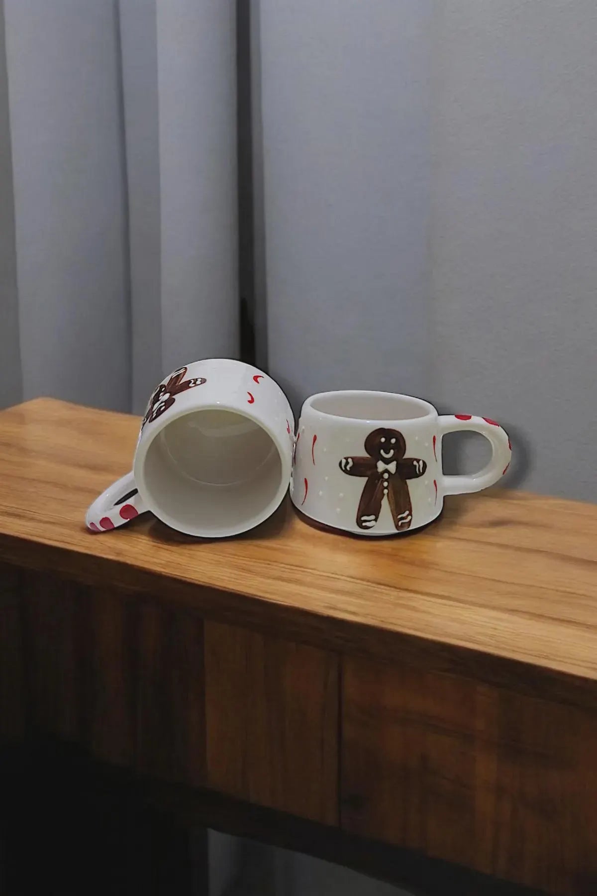 Handmade Ceramic Cookie Mug Set with Delightful Cookie-Inspired Design - Teleplus for Cozy Kitchens handmade ceramic