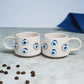 Handmade Ceramic Evil Eye Mug Set for Protection and Style - handmade ceramic evil eye mug set