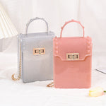 Handmade Creative Gel Bag Treatment Dripping Oil Pink Silver for United States Customs - Teleplus united states chf