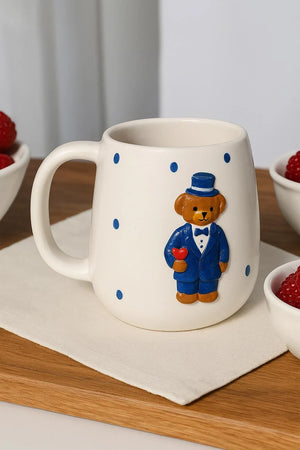 Handmade Embossed Groom Mug for Special Wedding Moments - handmade embossed groom mug wedding moments