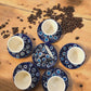 Handmade Evil Eye Coffee Cup Set for Turkish Rituals - handmade evil eye turkish coffee cup set