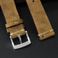 Handmade leather strap - Handmade Leather Strap 20mm for Watches