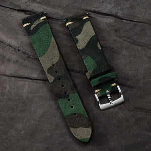 Handmade Leather Strap with Clasp Pin Buckle for Accessories and Bags - 20mm Watches handmade leather strap