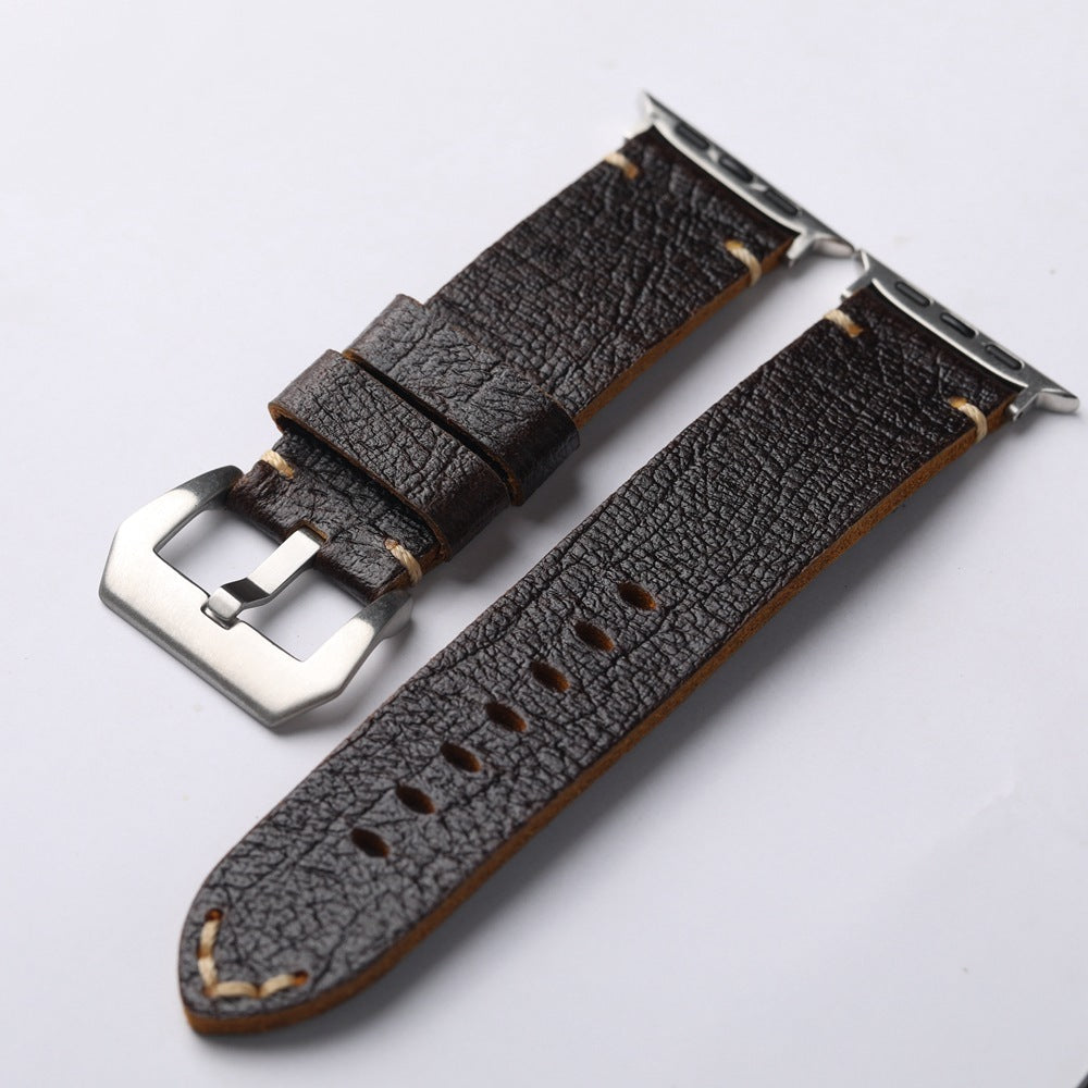 Handmade Leather Strap First Layer Cowhide - Handmade Leather Strap in First Layer Cowhide