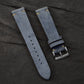 Handmade Leather Strap with Clasp Pin Buckle for Accessories and Bags - 20mm Watches handmade leather strap