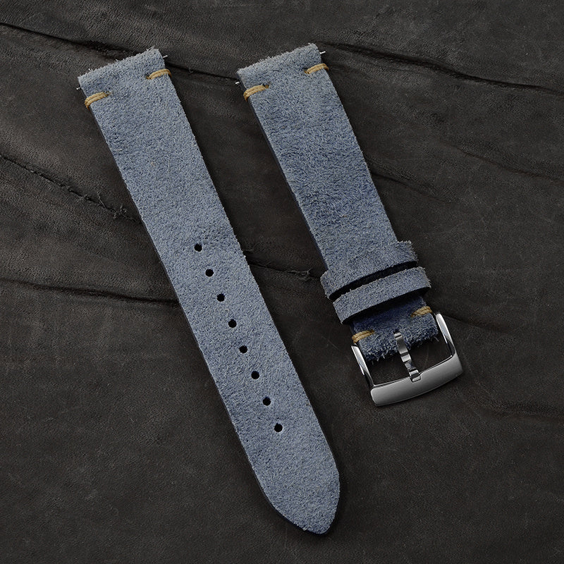 Handmade leather strap - Handmade Leather Strap 20mm for Watches