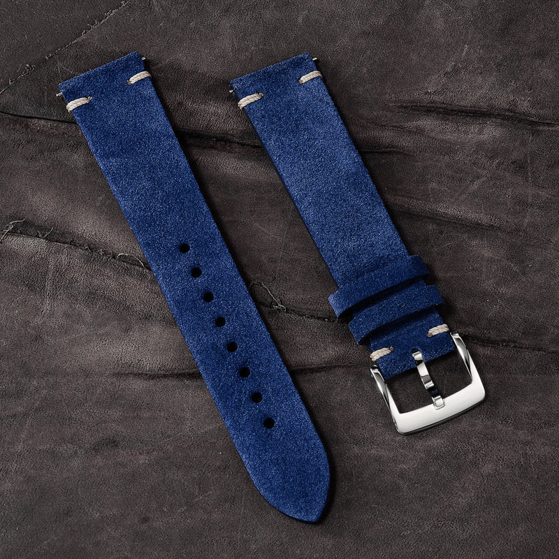 Handmade leather strap - Handmade Leather Strap 20mm for Watches