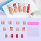 Handmade Nail Stickers with Love Heart and Bow for Water Pipe Wear - Teleplus long water pipe wear handmade nail