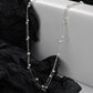 Handmade S925 Sterling Silver Shell Pearls Necklace Twin Beads Sweater Chain - Shine Bright Like a Shell with Sterling