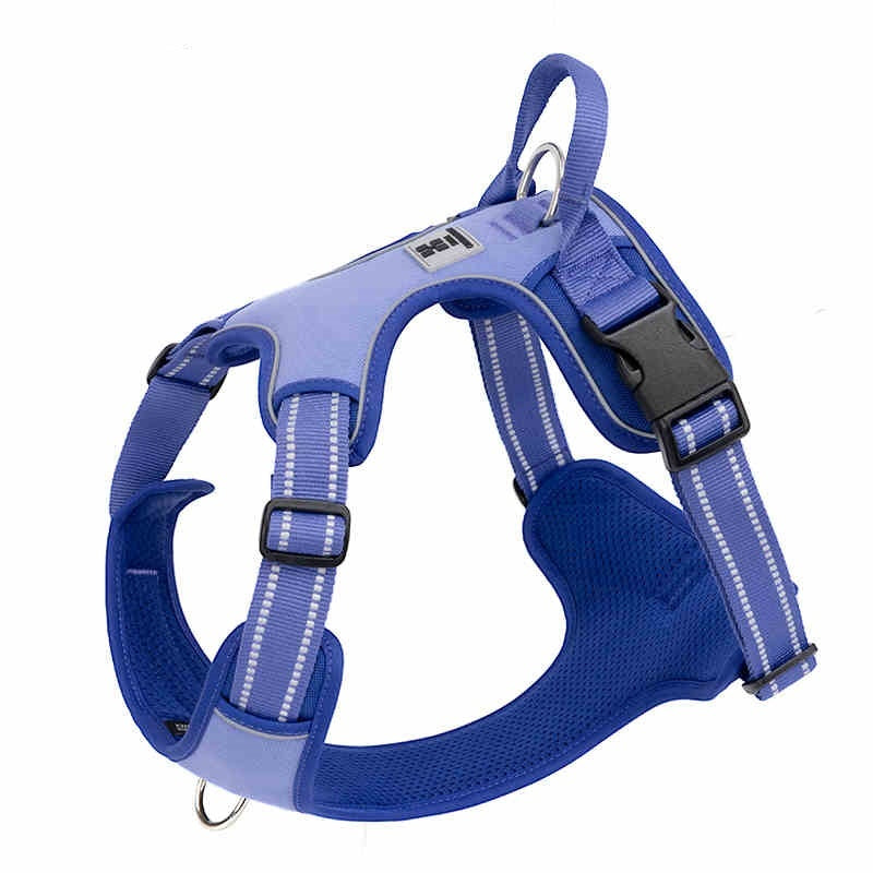Hands-Free Pet Leash with Adjustable Breast Strap for Chest Circumference XS S - Teleplus [chest circumference breast