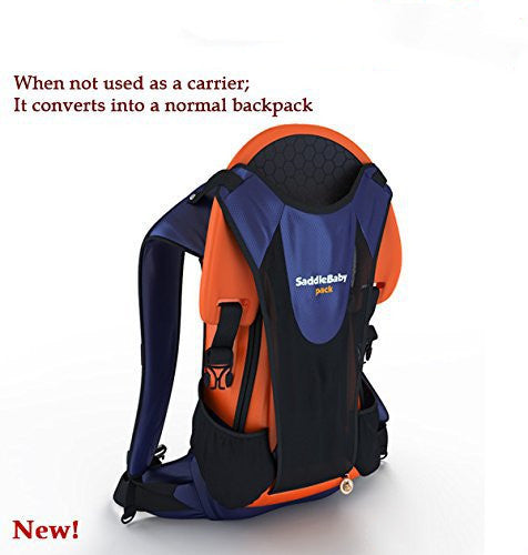 Hands-Free Shoulder Carrier with Ankle Straps and Cushioned Hip Seat Nylon Child Strap Rider travel back frame infant