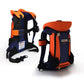 Hands-Free Shoulder Carrier with Ankle Straps and Cushioned Hip Seat Nylon Child Strap Rider travel back frame infant