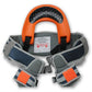 Hands-Free Shoulder Carrier with Ankle Straps and Cushioned Hip Seat Nylon Child Strap Rider travel back frame infant