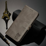 Happy Cat Flip Leather Case for iPhone with Style Design - Models happy cat flip leather case