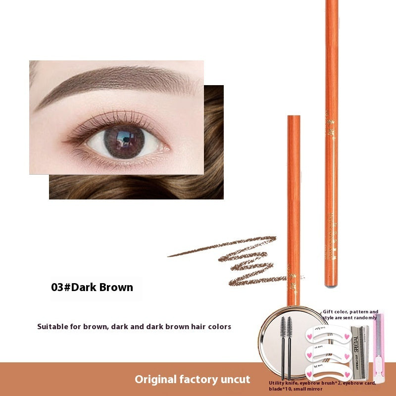 Hard Core Wild Machete Eyebrow with Multi-Color Uncut Blades - Teleplus hard core wild machete eyebrow multi-color