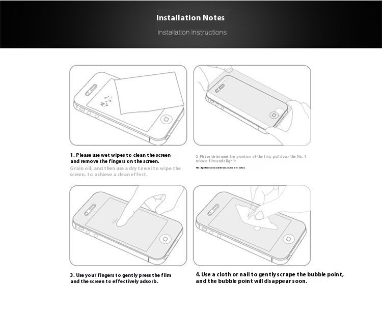 HD Anti-fingerprint Mobile Phone Film Reinforced Glass Film For Mobile Phone - HD Anti-fingerprint Mobile Phone Glass