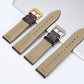 Head Layer Leather Bamboo Knot Pattern Watch Strap Accessories - Head Layer Leather Watch Strap in Bamboo Knot Design