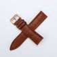 Head Layer Leather Bamboo Knot Pattern Watch Strap Accessories - Head Layer Leather Watch Strap in Bamboo Knot Design