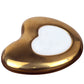 Heart-Shaped Alloy Beauty Massage Scraping Plate for Face and Body - Teleplus heart-shaped alloy beauty massage