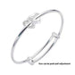 Heart-to-heart Bracelet Push-pull Adjustable - Heart-to-heart Push-pull Adjustable Silver Bracelet