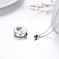 Heart Urn Engraved Cremation Necklace for Ashes in Sterling Silver - Heart Urn Necklace That Sparkles and Remembers