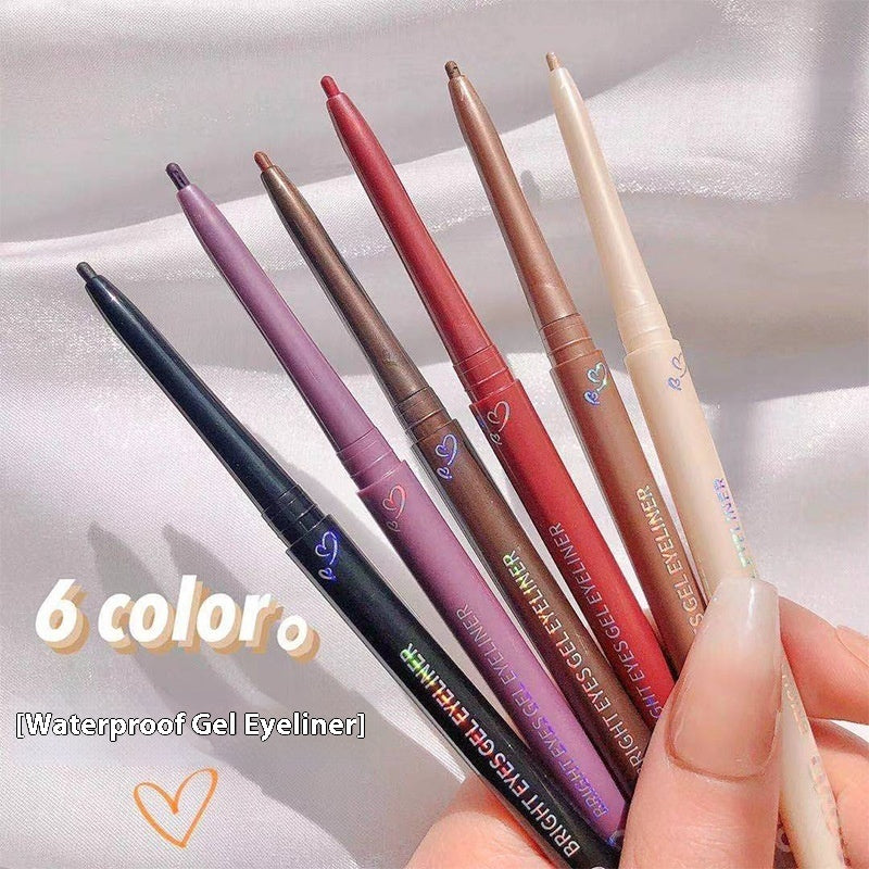 Heartbeats Color Eyeliner Ultra-Fine Waterproof Sweat-Proof Liquid Makeup - Teleplus heartbeats color eyeliner