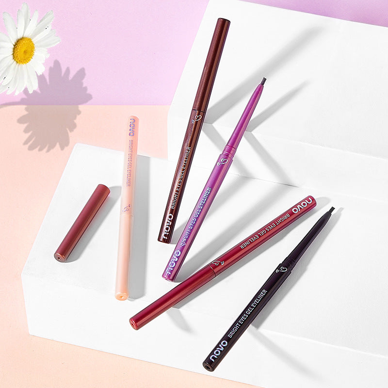 Heartbeats Color Eyeliner Ultra-Fine Waterproof Sweat-Proof Liquid Makeup - Teleplus heartbeats color eyeliner