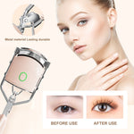 Heated Eyelash Curler with Radian Design and Multiple Heating Modes Electric - Teleplus heated eyelash curlers heating