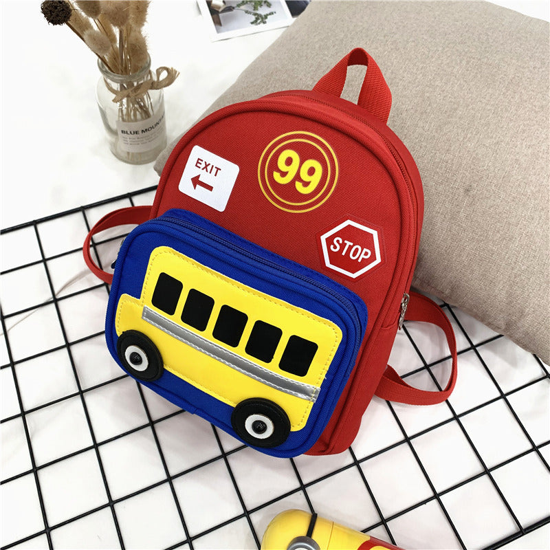 Heopono Durable Nice Little Children School Book Bag Small Boys Girls Cartoon Cute Mini Funny Back to School Backpack