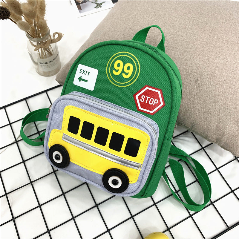 Heopono Durable Nice Little Children School Book Bag Small Boys Girls Cartoon Cute Mini Funny Back to School Backpack