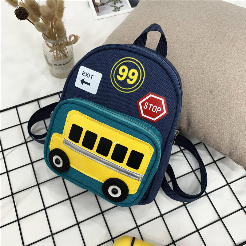 Heopono Durable Nice Little Children School Book Bag Small Boys Girls Cartoon Cute Mini Funny Back to School Backpack